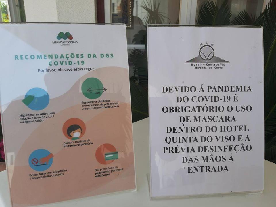 Hotel Quinta Do Viso Miranda do Corvo Eksteriør billede